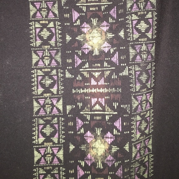 Black Plus dress with Aztec design - Picture 2 of 3
